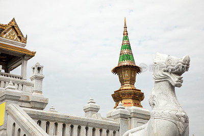 曼谷的佛寺外景，Wat Traimit